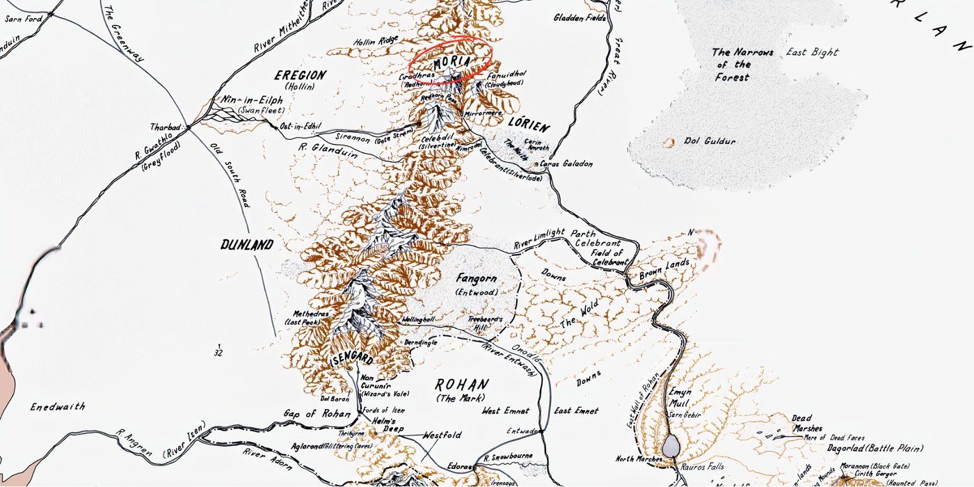 Explicación del mapa del Señor de los Anillos: todas las ubicaciones de la Tierra Media