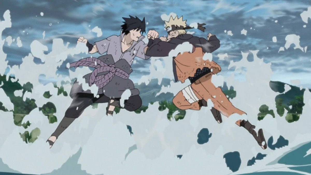 naruto vs sasuke in shippuden