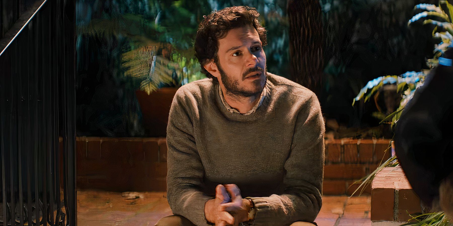 Actor Adam Brody as Noah in the Netflix show Nobody Wants This. 