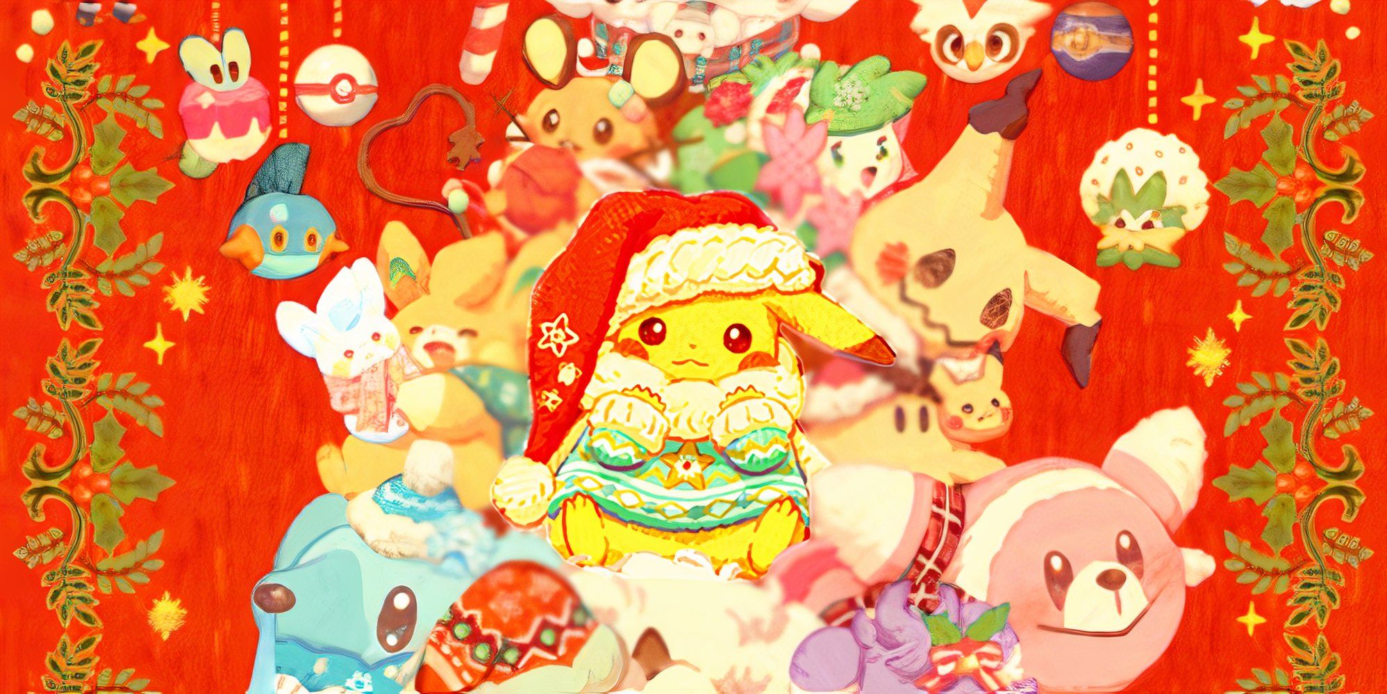 Pikachu Pokémon Holiday Plush May Be The Cutest We've Ever Seen