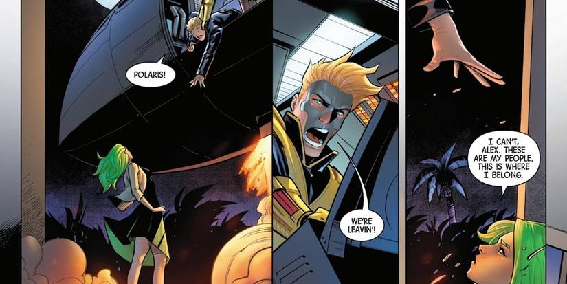 POLARIS AND HAVOK ARGUE OVER X-FACTOR IN X-MEN LORE 2