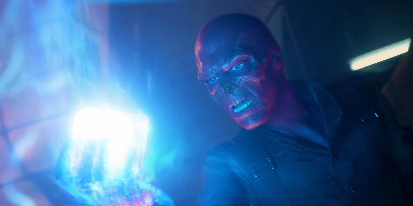Red Skull inviato nello spazio dal Tesseract in Captain America: The First Avenger