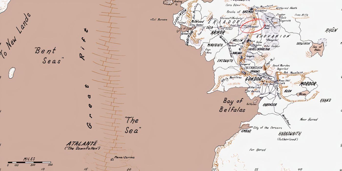 Explicación del mapa del Señor de los Anillos: todas las ubicaciones de la Tierra Media