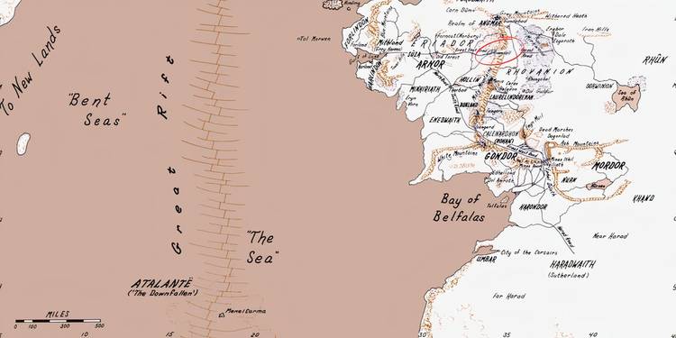 Tolkien Rohan Map Lord Of The Rings Rohan Map Large Poster Various Sizes