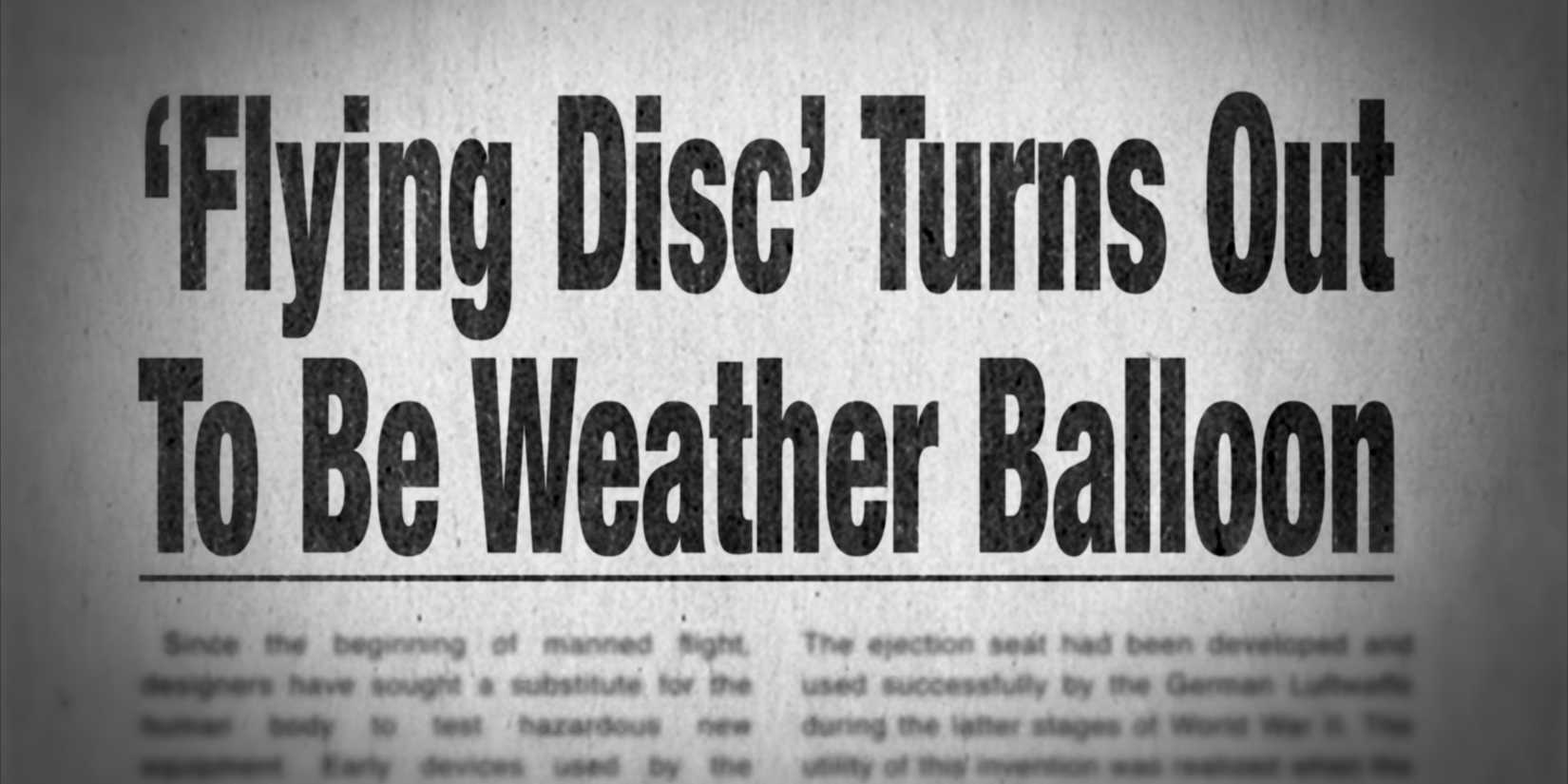 An Old Article About The Roswell UFO Incident In Netflix's Unsolved Mysteries Volume 5, Episode 4, "The Roswell UFO Incident"