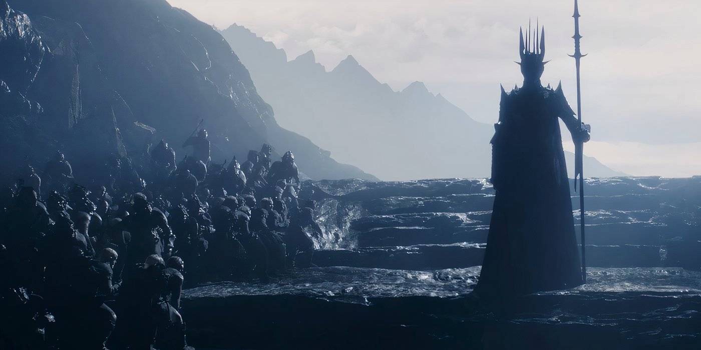 Sauron or Morgoth in The Lord of the Rings: The Rings of Power season 1 episode 1