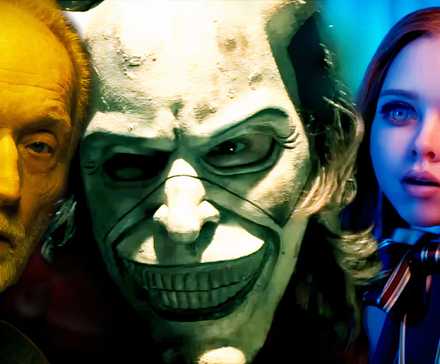 Изображение Тобина Белла из "Saw", Этана Хоука в "The Black Phone" и M3GAN.