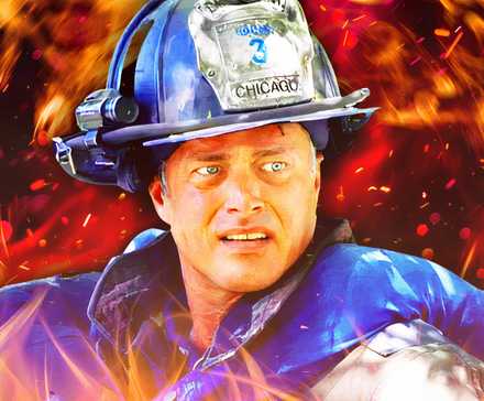 Taylor Kinney as Kelly Severide in Chicago Fire.