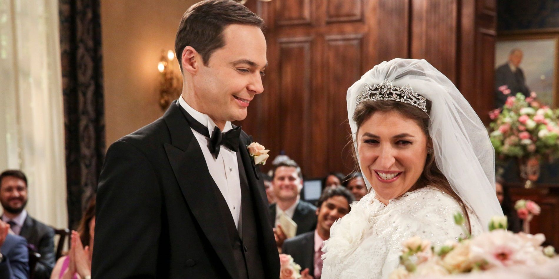 Sheldon and Amy's wedding in The Big Bang Theory