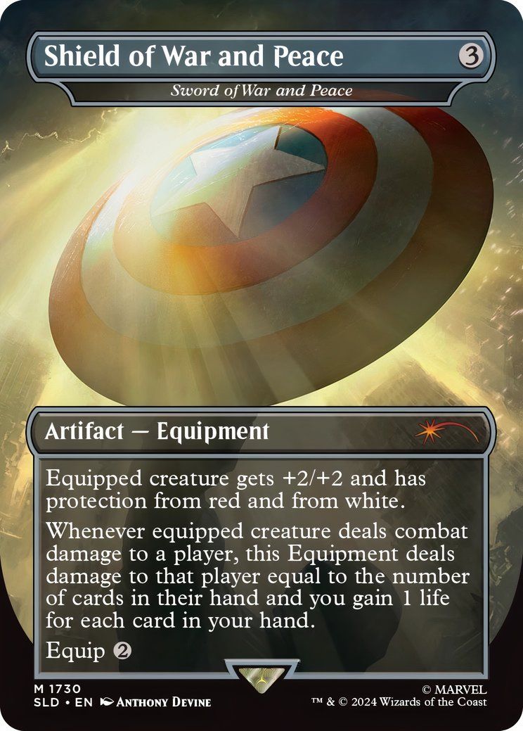 mtg marvel secret lair cards Magic The Gathering: Secret Lair Marvel's Deadpool main image 1