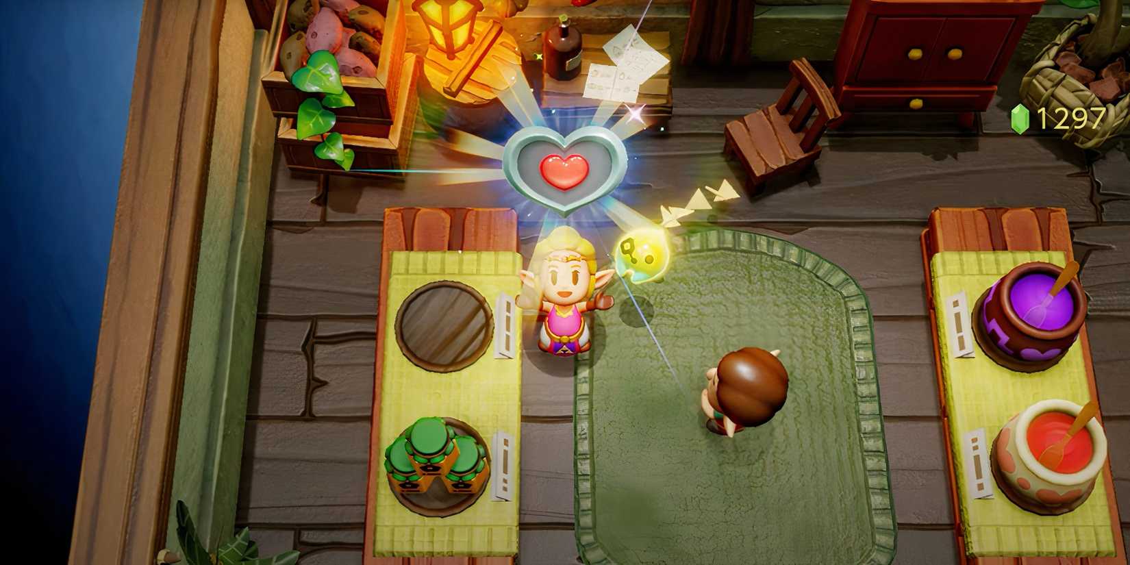 Inside Suthorn Shop buying Heart Piece in Zelda Echoes of Wisdom