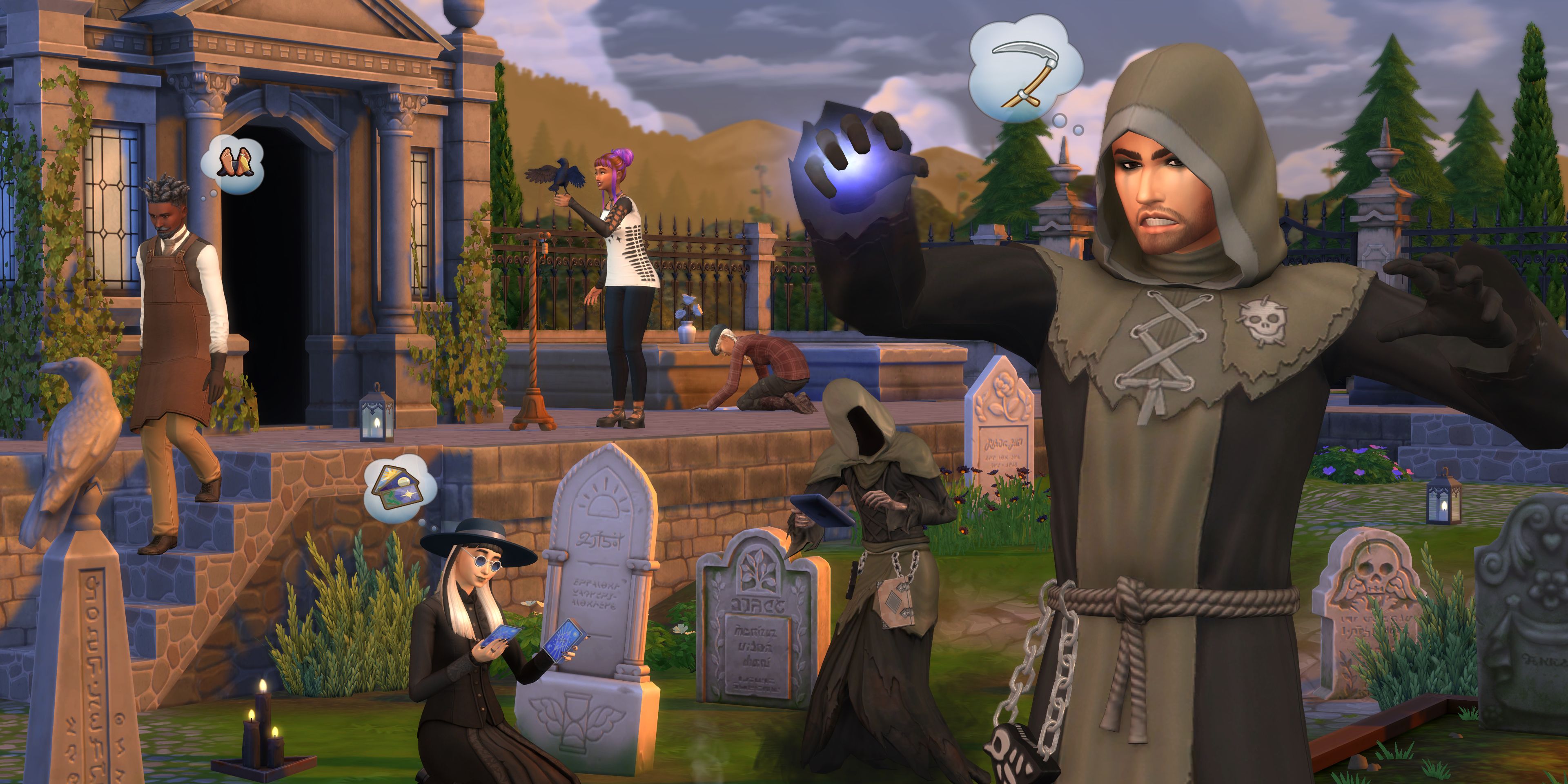 Todo lo que puede pasar en un funeral en Los Sims 4 Vida y Muerte