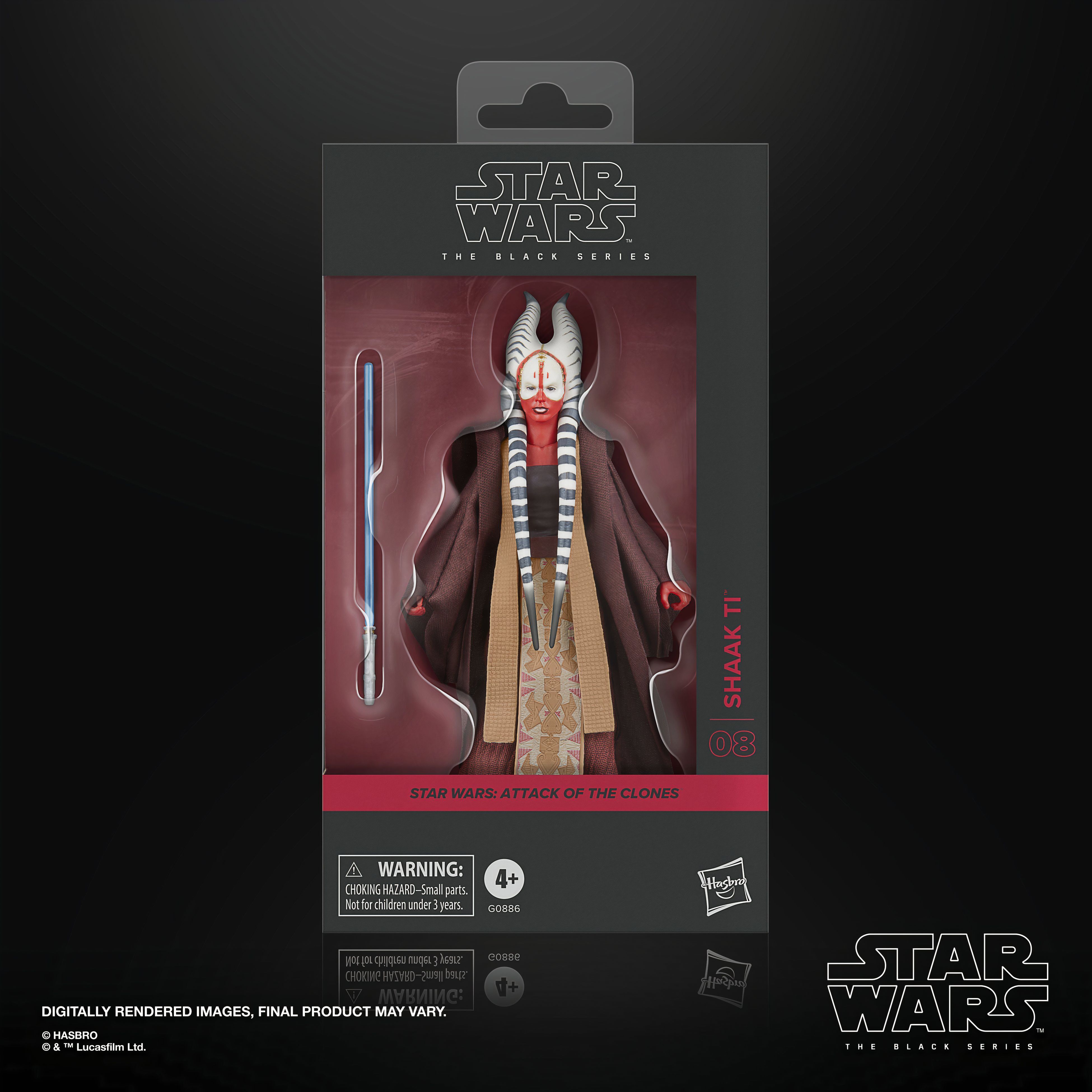 Hasbro anuncia nuevas figuras de acción de la serie Black: Shaak Ti, Luminara Unduli, Savage Opress y más