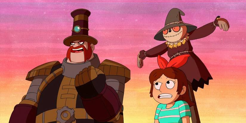 Steam Smythe with the scarecrow in Ben 10
