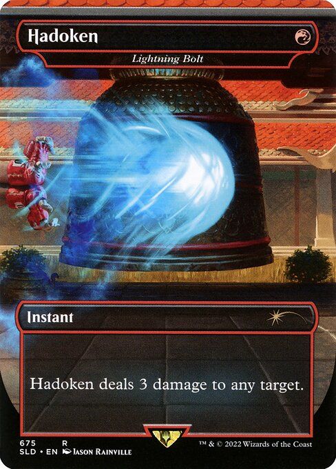 Hadoken MTG card.