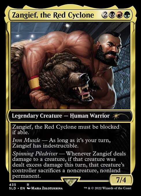 Zangief, the Red Cyclone MTG card.