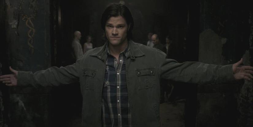 Sam em Supernatural episódio da 5ª temporada Swan Song.