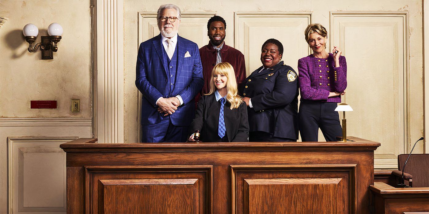 The cast of Night Court season 3 in a promo photo