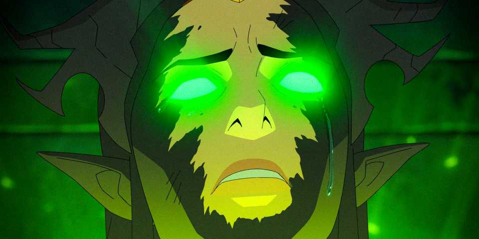 Keyleth being engulfed by earth powers in The Legend of Vox Machina - Season 3 Episode 11