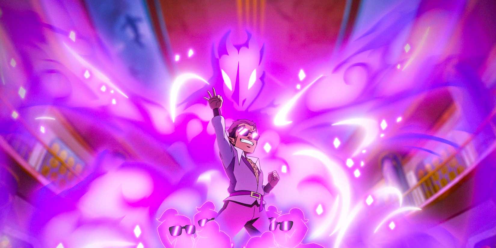 Scanlan singin Chateau Shorthalt song for Vox Machina in The Legend of Vox Machina - Season 3 Episode 6