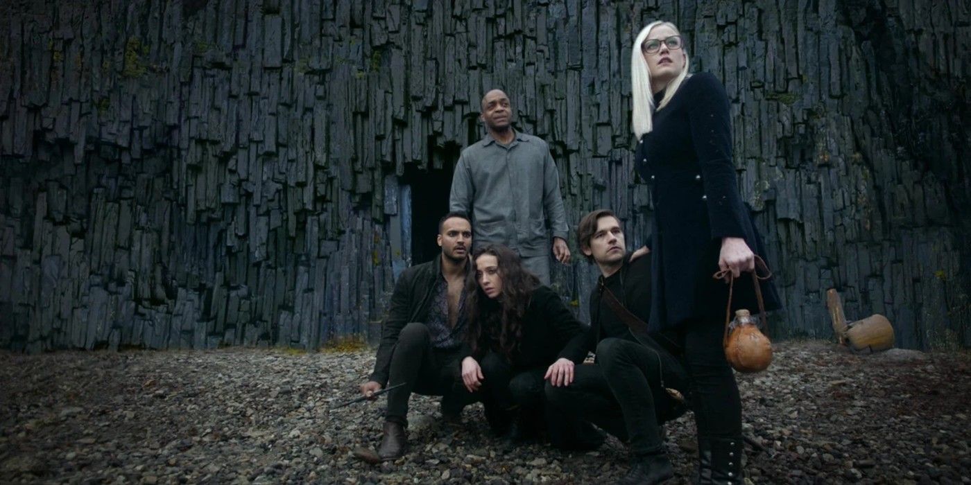 Penny, Julia, Quentin, Alice, and Henry in The Magicians episode 