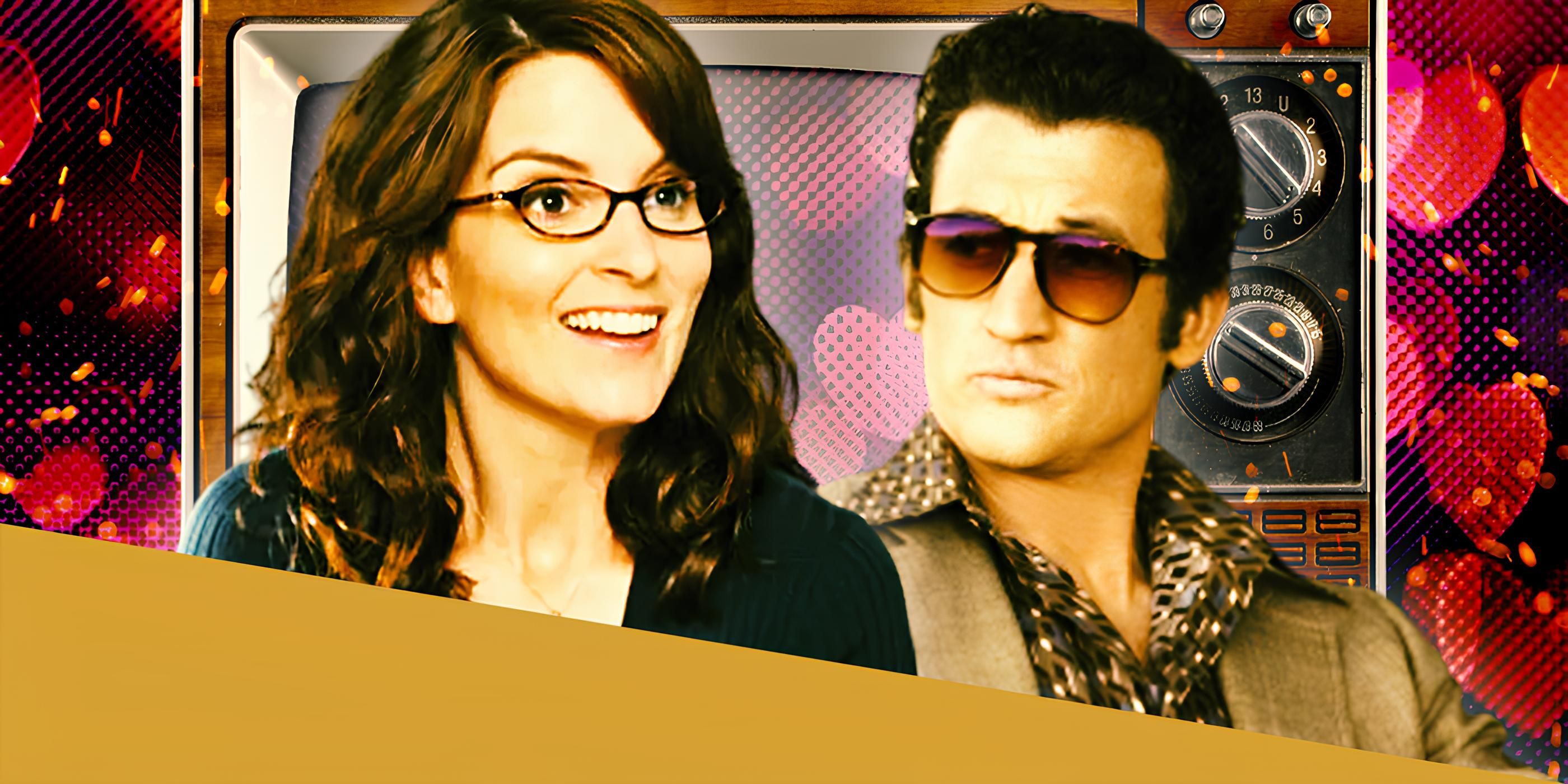 Tina Fey in 30 Rock Next to Miles Teller in The Offer