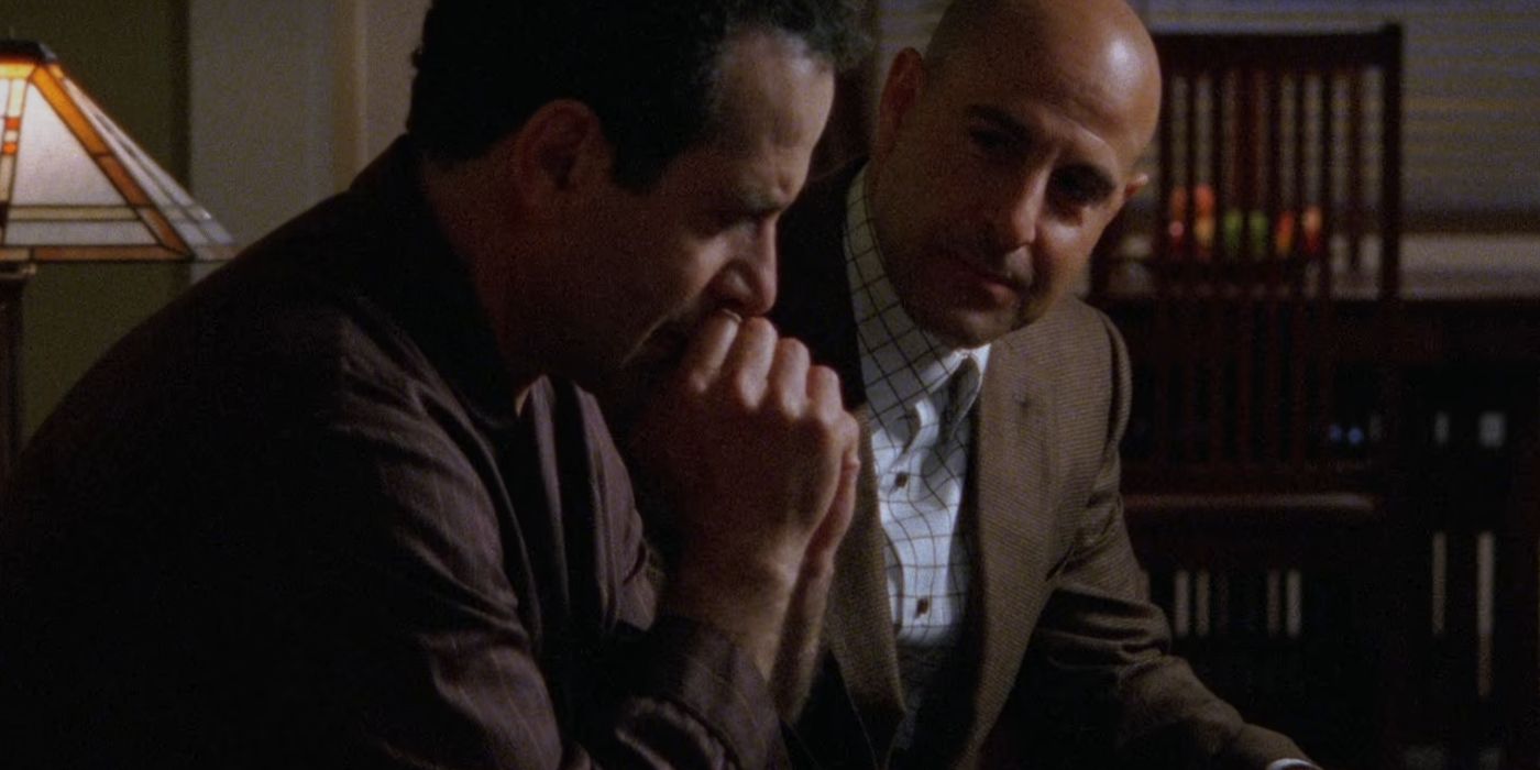 El episodio Monk, ganador del Emmy de Stanley Tucci, hizo que la actuación de Tony Shalhoub fuera aún más impresionante