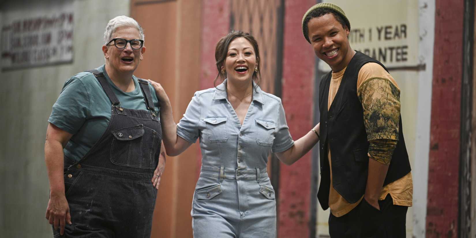 Abby McEnany, Fiona Rene, & Eric Graise Behind The Scenes Of Tracker Season 2, Episode 1, "Out Of The Past"