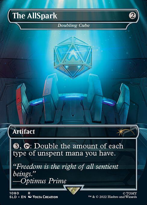 Transformers All spark card.