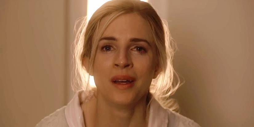 Brit Marland as Prairie looking frightened in The OA