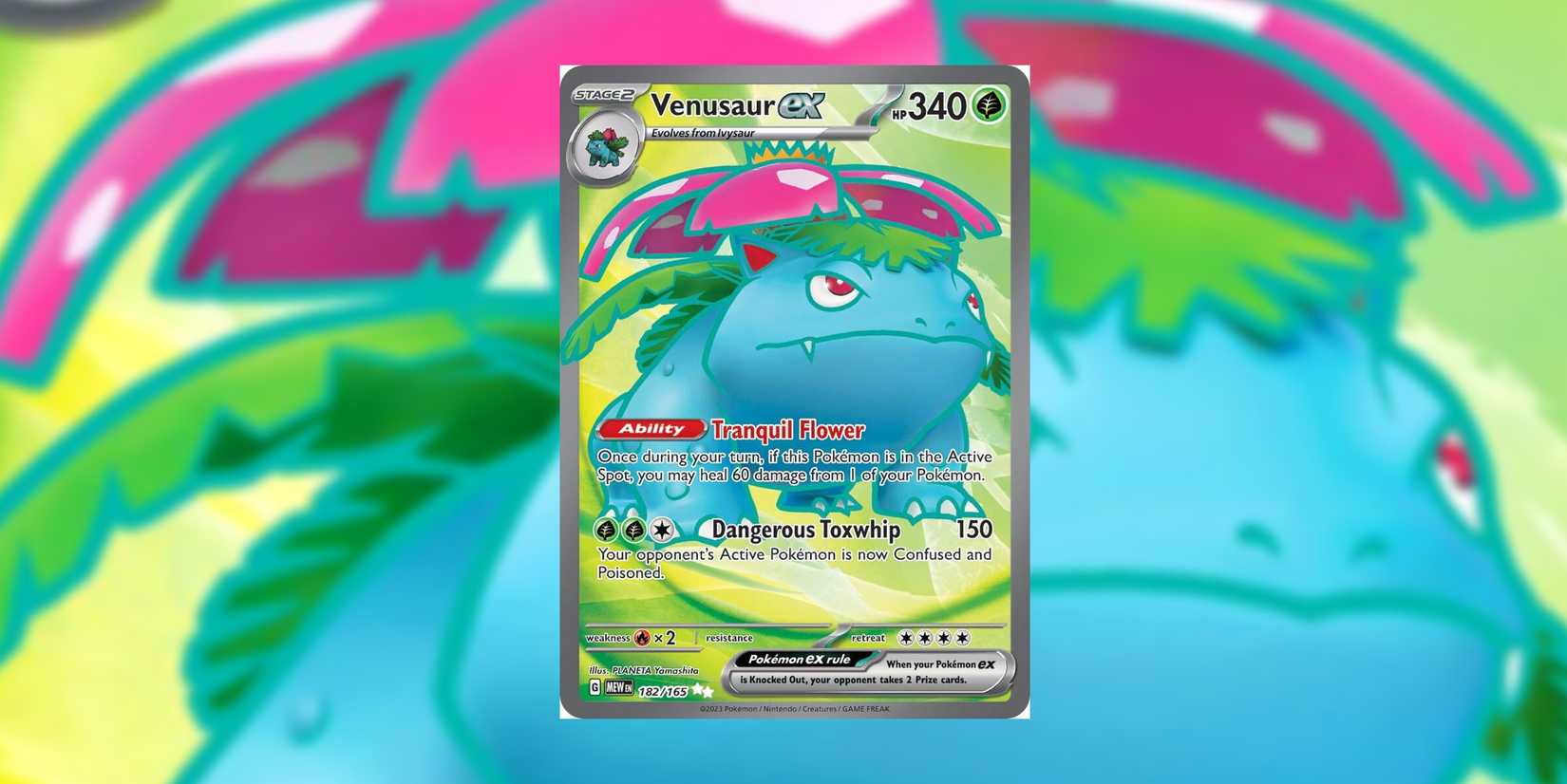 Venusaur Ex Pokemon TCG 151 Card