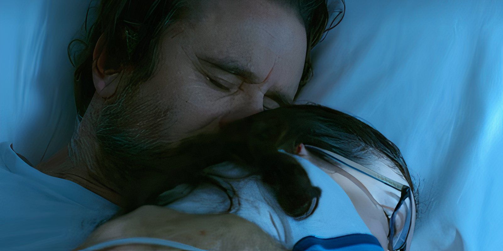 Ward and Wheezie, played by actor Charles Esten and actress Julia Antonelli, in Netflix's Outer Banks.