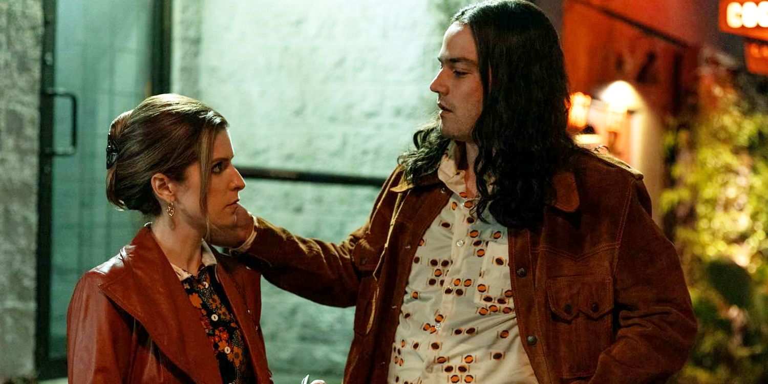 Daniel Zovatto touches Anna Kendrick's hair in 'Woman of the Hour'