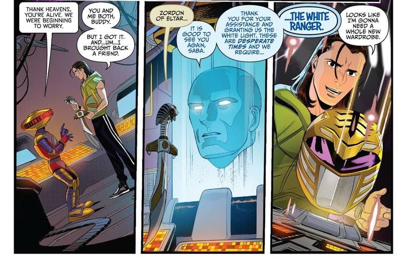 The Power Rangers Comics Give The White Ranger's Secret Origin Never ...