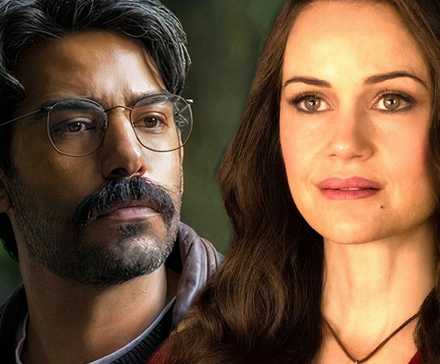 10 Netflix Miniseries That Get Better With Every Episode 5 Rahul Kohli in The Haunting of Bly Manor next to Carla Gugino in The Haunting of Hill House