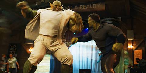 Abomination fighting Hulk in She-Hulk Attorney at Law