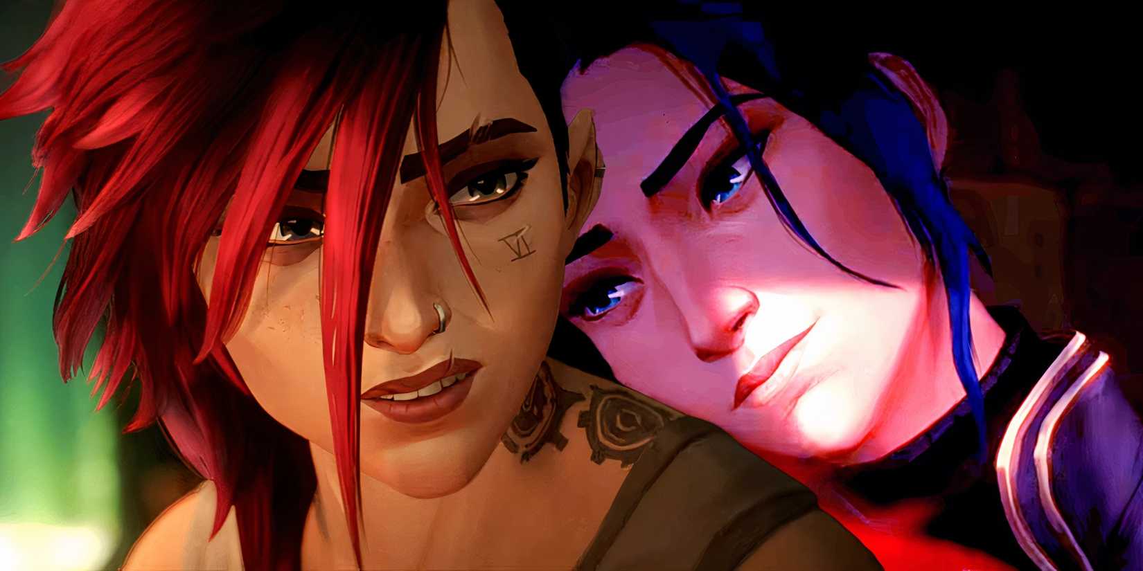 Vi e Caitlyn em cena de Arcane