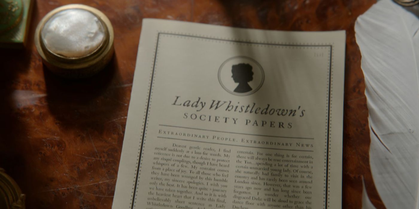 Cada carta de Lady Whistledown en Bridgerton explicada