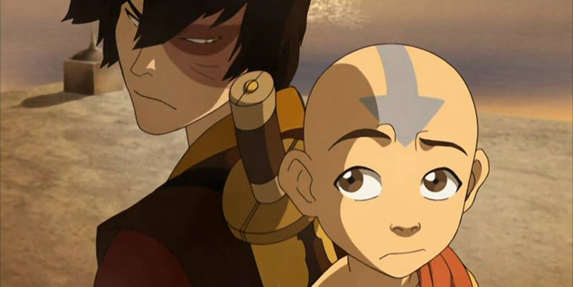 Aang & Zuko In Avatar: The Last Airbender Season 3, Episode 13, "The Firebending Masters"