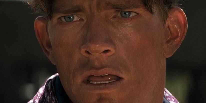 Billy Clanton (Thomas Haden Church) looking scared in Tombstone