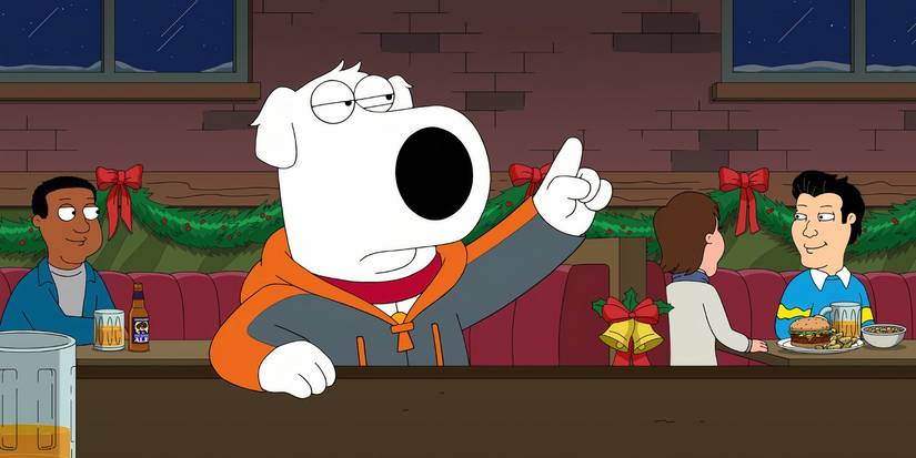 Brian Griffin Drunk In The Family Guy Episode A Christmas Crime