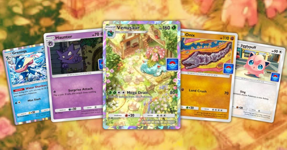 Pokmon TCG Pocket: All Cards Available in the Venusaur Drop Event