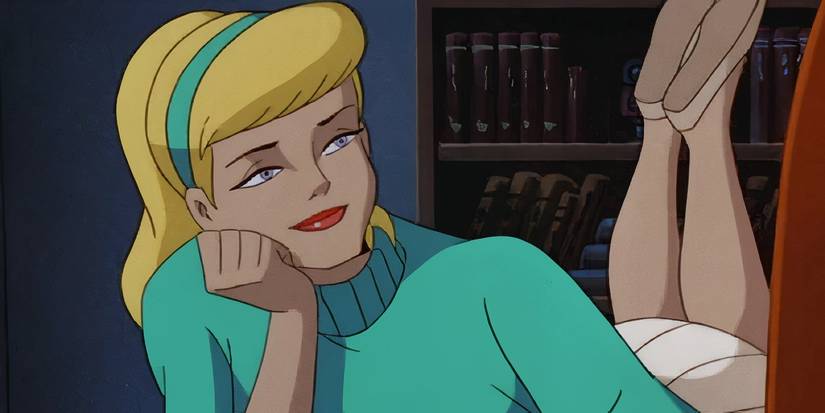 Cindy talking to Robin in Batman the Animated Series
