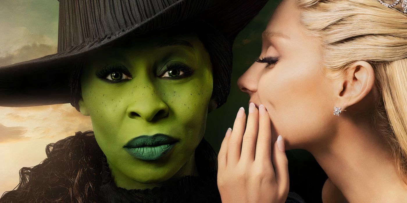 Cynthia Erivo and Ariana Grande in the Wicked movie poster