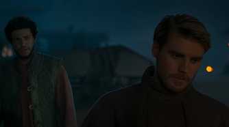 Dain Bornhald and Perrin Aybara in The Wheel of Time