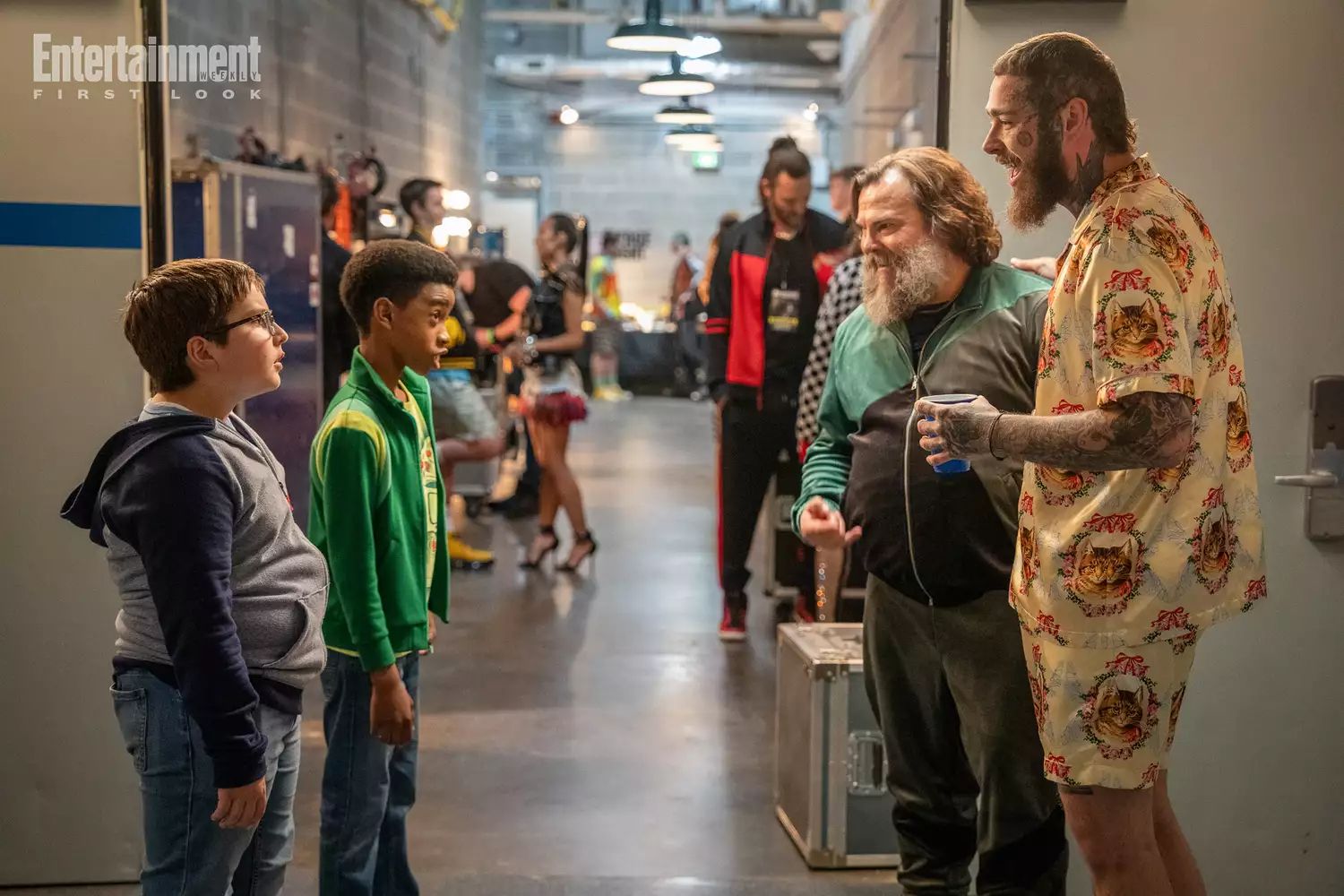 Jack Black ofrece travesuras navideñas en las primeras imágenes de Dear Santa en la película Farrelly Brothers Reunion