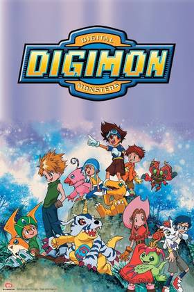 Digimon: Monstros Digitais (1999) Pôster do programa de TV