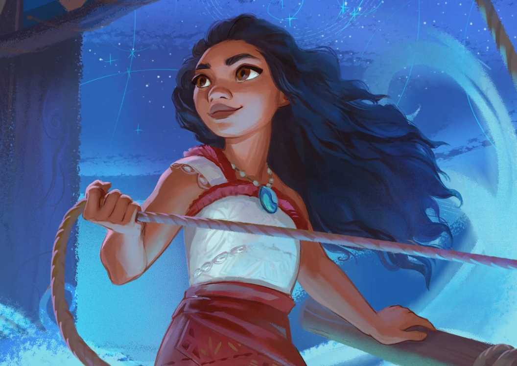 moana 2 lorcana promo card Moana - Adventurer of Land and Sea (156/204)