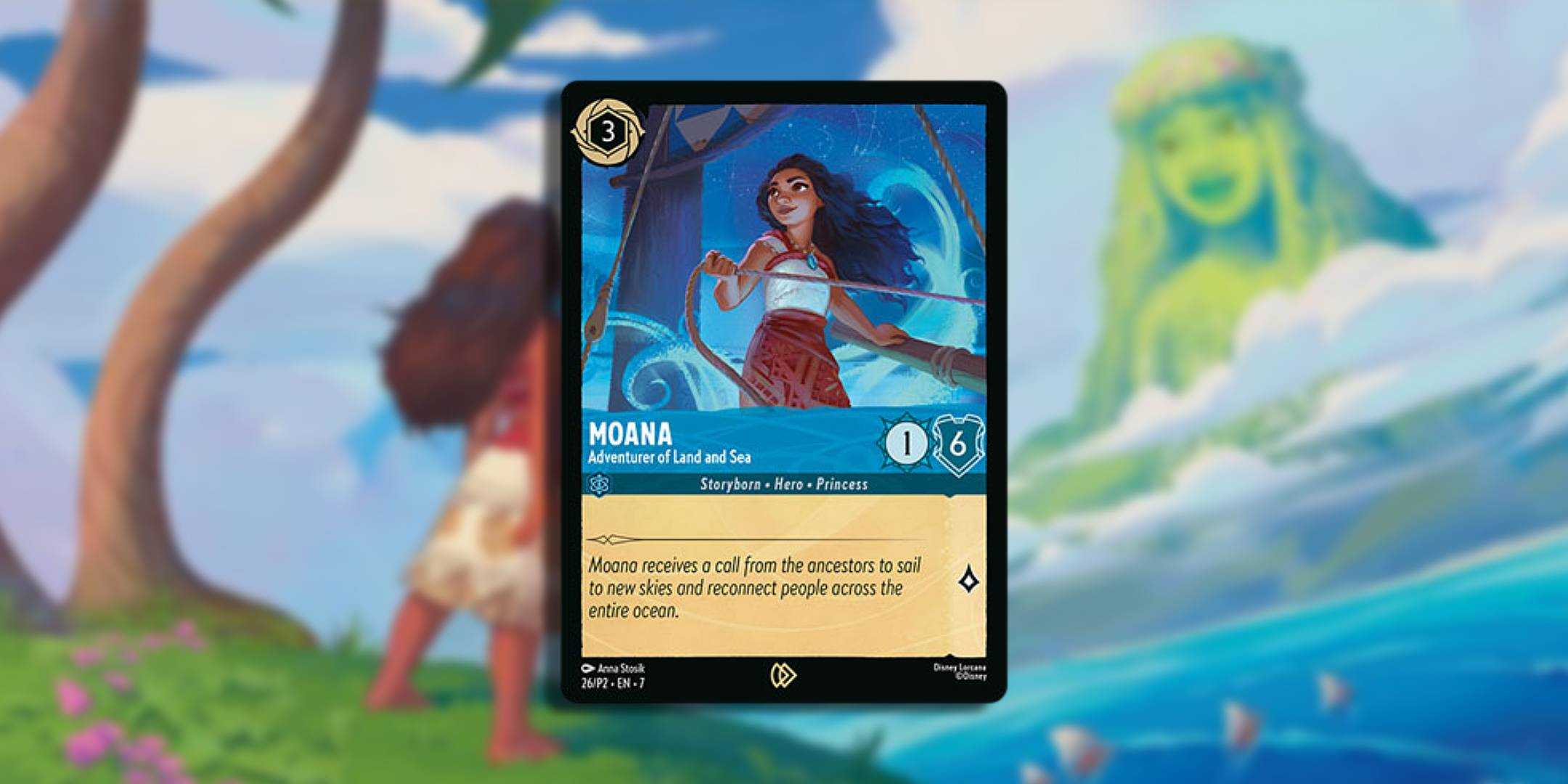 moana 2 lorcana promo card Moana promo card given in specific EU Cinemas to celebrate the release of Moana 2! (More info in the link in the comments) : r/Lorcana