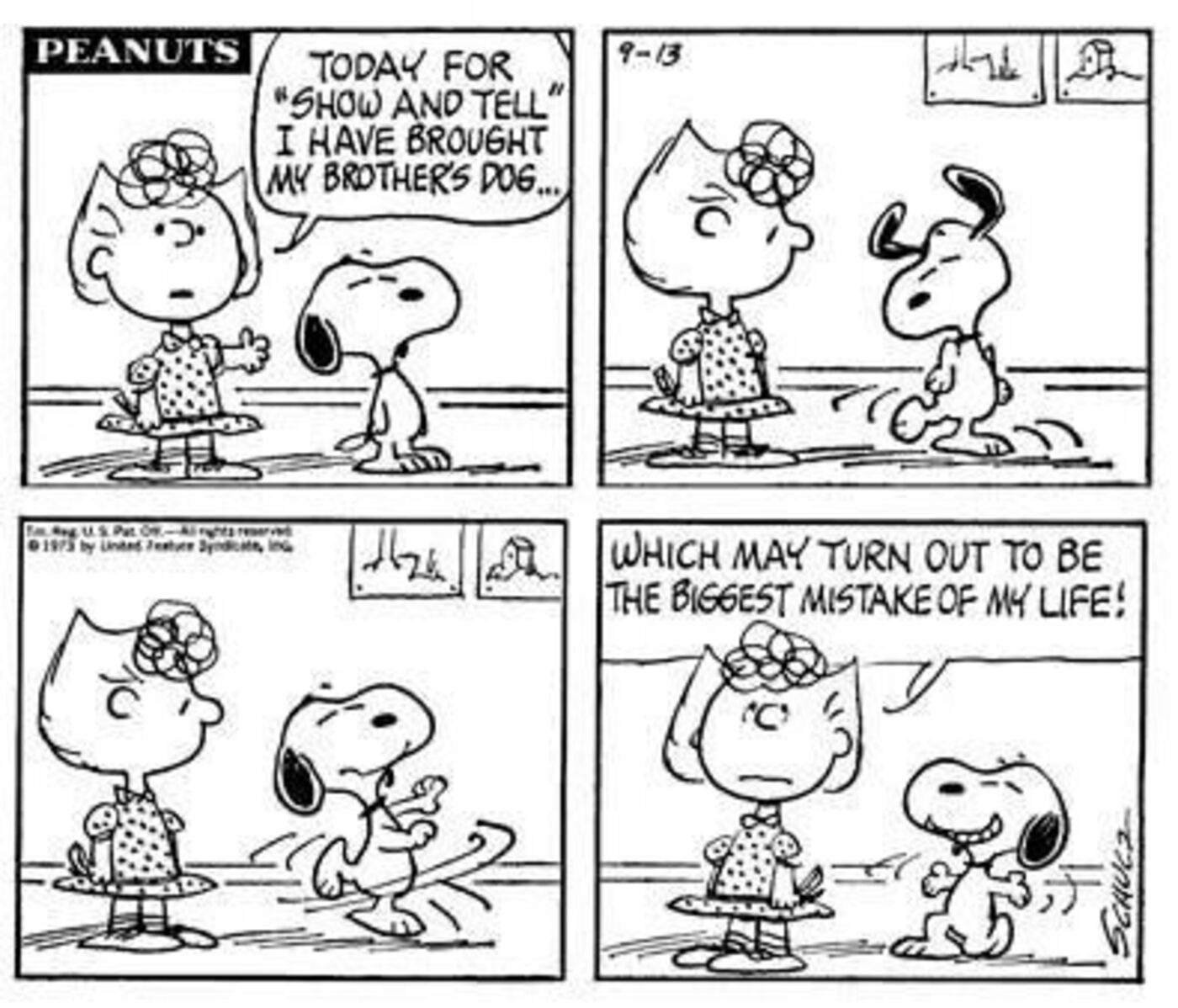 Peanuts: 10 Funniest Snoopy at School Comics